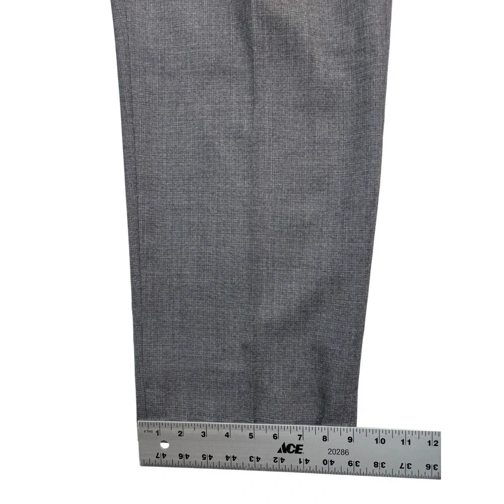 Jos A Bank 48L 43x32 Gray 2pc Pant Suit Signature Collection Wool Flat Front